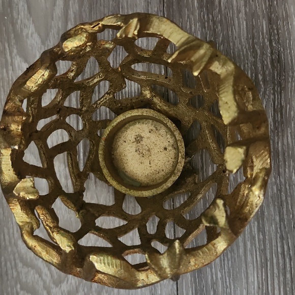 Gold Tealight Candle Holder - Picture 2 of 5